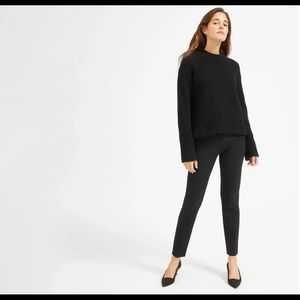 NWT Everlane Slim Black Wool Pant 10